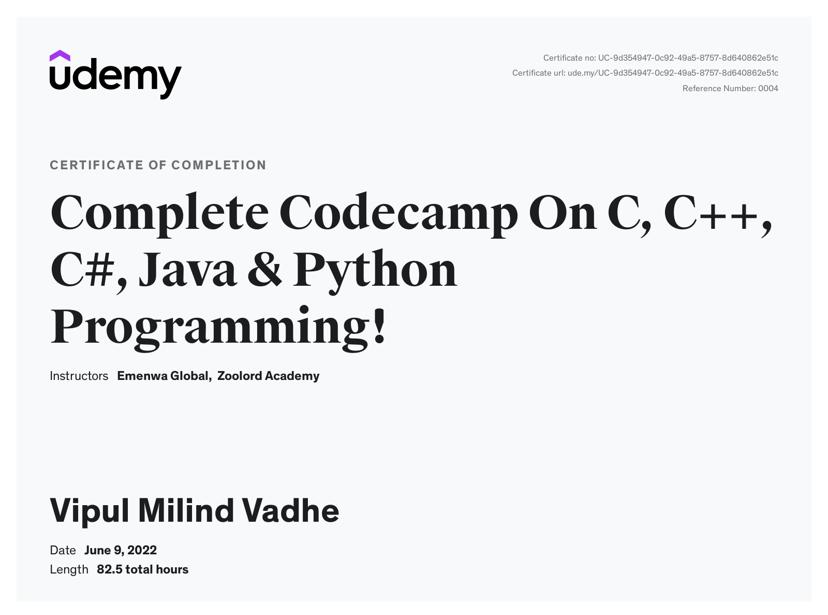 Complete Code Camp
